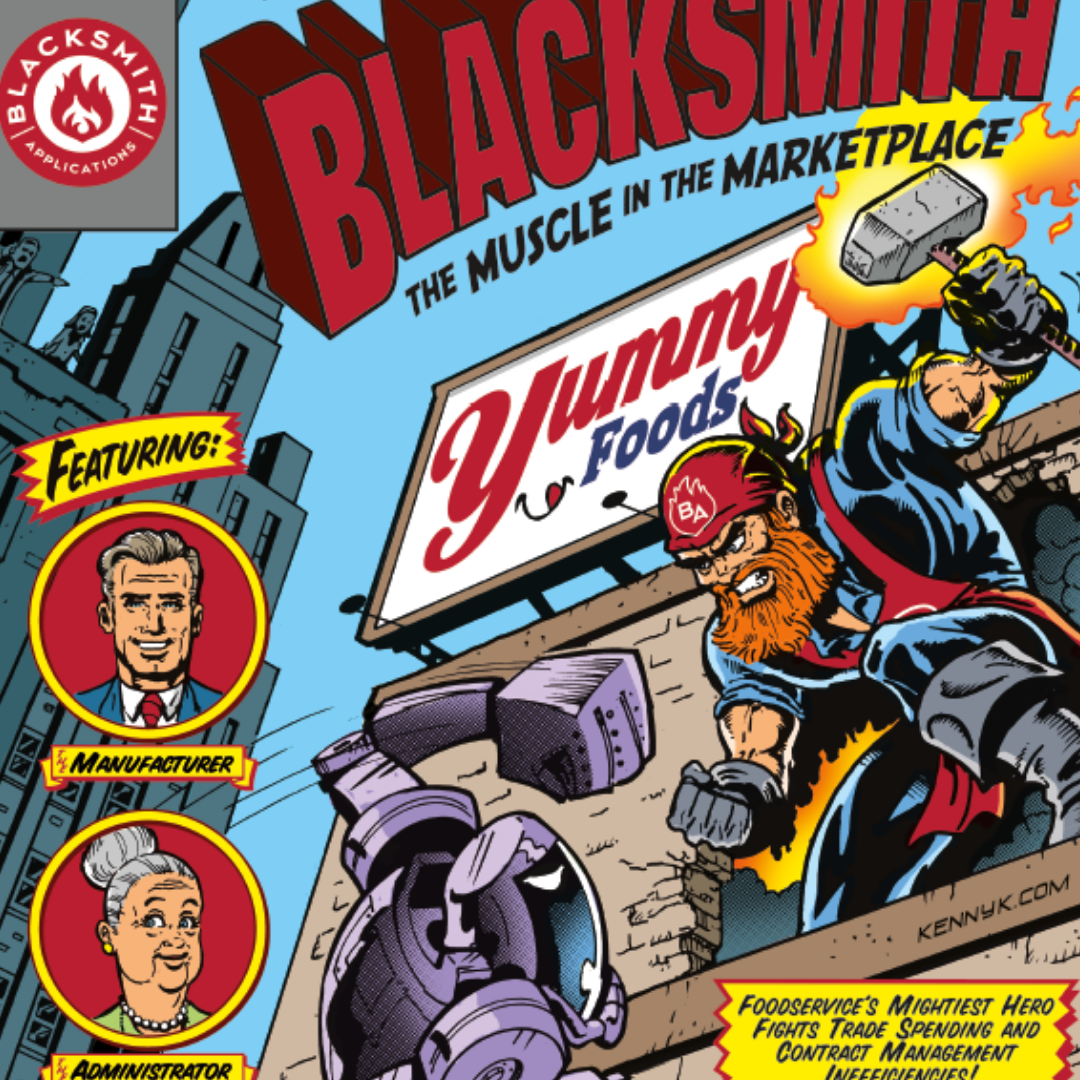 The Blacksmith Comic Book Series Muscle in the Marketplace